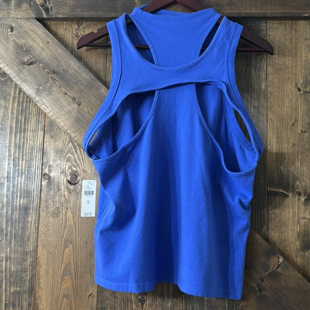 ANTHROPOLOGIE x PILCRO smock Neck Cutout Tank - Picture 7 of 10